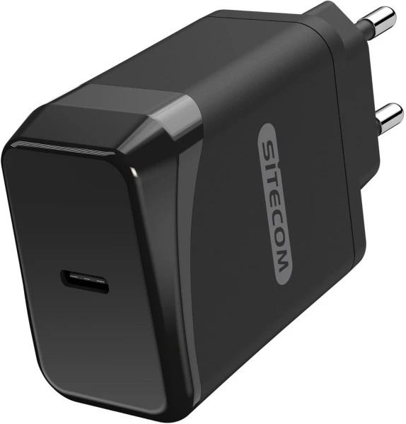 Sitecom CH-015 USB Wall Charger (30W) 1x USB-C PD Schwarz 1 Sitecom CH-015 USB Wall Charger (30W) 1x USB-C PD Schwarz