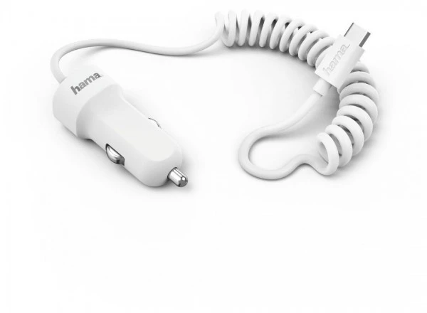 Hama Kfz-Ladegerät USB Type-C (3A) Weiß 1 Hama Kfz-Ladegerät USB Type-C (3A) Weiß