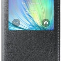 Samsung S-View Cover Für Galaxy A7 Charcoal