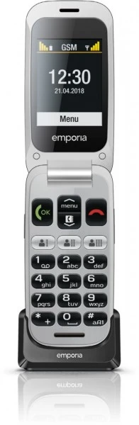 Emporia One Seniorenhandy Silber/grau 6 Emporia One Seniorenhandy Silber/grau – Bild 6