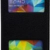 Commander Double Window (Leder) Für Galaxy S5 Mini Schwarz
