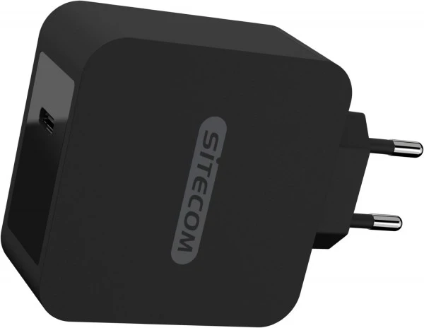 Sitecom CH-016 USB Wall Charger (60W) 1x USB-C PD Schwarz 3 Sitecom CH-016 USB Wall Charger (60W) 1x USB-C PD Schwarz – Bild 3
