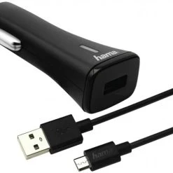 Hama KFZ-Ladeset Adaptive Fast Tech Schwarz