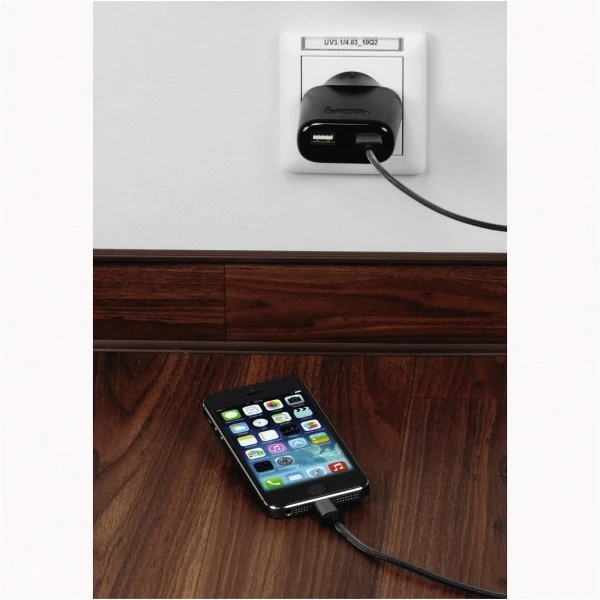 Hama Ladegerät 2-fach USB Schwarz 5 Hama Ladegerät 2-fach USB Schwarz – Bild 5