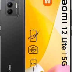 Xiaomi 12 Lite 5G (8GB+128GB) T-Mobile Smartphone Schwarz