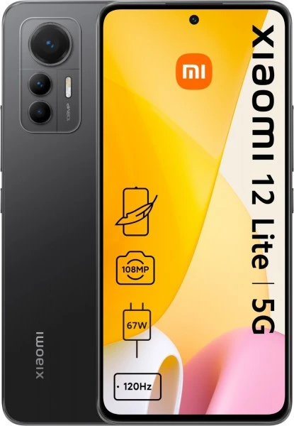 Xiaomi 12 Lite 5G (8GB+128GB) Smartphone Schwarz 1 Xiaomi 12 Lite 5G (8GB+128GB) Smartphone Schwarz