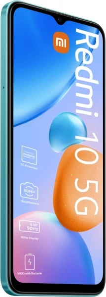 Xiaomi Redmi 10 5G (4GB+64GB) Smartphone Aurora Green 2 Xiaomi Redmi 10 5G (4GB+64GB) Smartphone Aurora Green – Bild 2