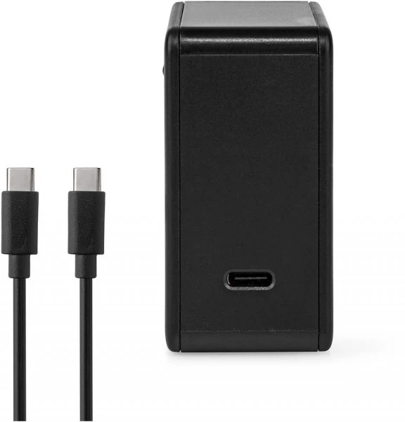 Nedis WCPD65W100BK Netzladegerät Schwarz 2 Nedis WCPD65W100BK Netzladegerät Schwarz – Bild 2