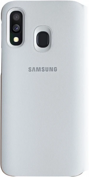 Samsung Wallet Cover Für Galaxy A40 Weiß 4 Samsung Wallet Cover Für Galaxy A40 Weiß – Bild 4