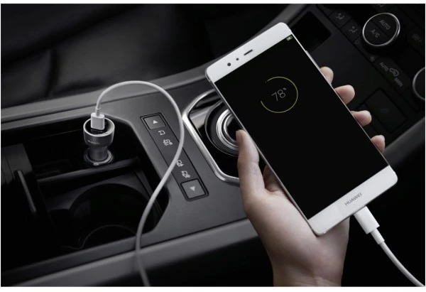 HUAWEI AP38 Super Car Charger Schwarz 4 HUAWEI AP38 Super Car Charger Schwarz – Bild 4