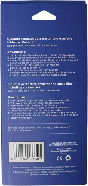 Priory Glasfolie Für IPhone SE 2 Priory Glasfolie Für IPhone SE – Bild 2