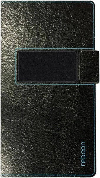 Reboon Booncover XS2 Leder Handyhülle Schwarz 1 Reboon Booncover XS2 Leder Handyhülle Schwarz