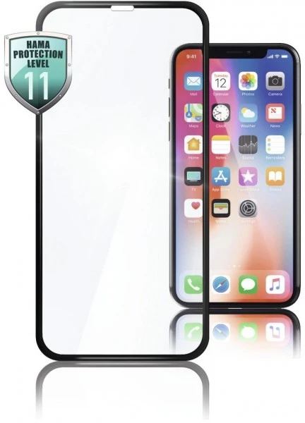 Hama 3D-Full-Screen-Schutzglas Für IPhone X Schwarz 2 Hama 3D-Full-Screen-Schutzglas Für IPhone X Schwarz – Bild 2