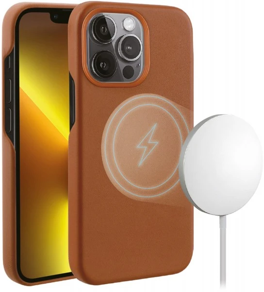 Vivanco Mag Classic Cover Für IPhone 13 Pro Max Braun 1 Vivanco Mag Classic Cover Für IPhone 13 Pro Max Braun