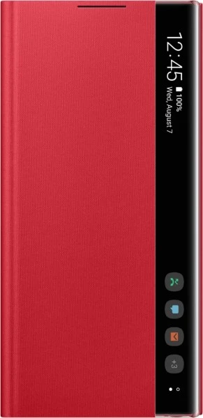Samsung Clear View Cover Für Galaxy Note10 Rot 1 Samsung Clear View Cover Für Galaxy Note10 Rot