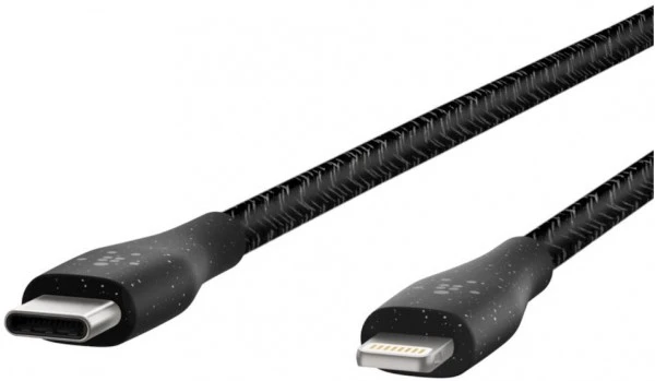 BELKIN DuraTek Plus Lightning Auf USB-C (1,2m) Kabel Schwarz 4 BELKIN DuraTek Plus Lightning Auf USB-C (1,2m) Kabel Schwarz – Bild 4