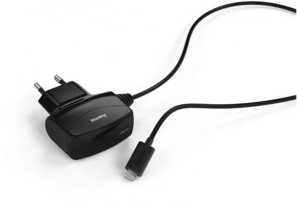 Hama Ladegerät Lightning Schwarz 2 Hama Ladegerät Lightning Schwarz – Bild 2