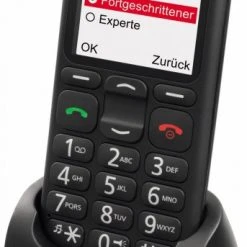 Tiptel Ergophone 6380 Seniorenhandy Schwarz
