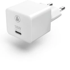 Hama Mini-Ladegerät USB-C (18W) Weiß