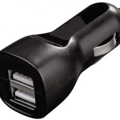 Hama Dual USB KFZ-Ladegerät Auto-Detect Schwarz