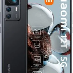 Xiaomi 12T 5G (8GB+256GB) Smartphone Schwarz