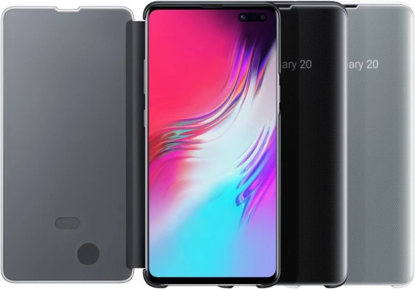 Samsung Clear View Cover Für Galaxy S10 5G Weiß 3 Samsung Clear View Cover Für Galaxy S10 5G Weiß – Bild 3