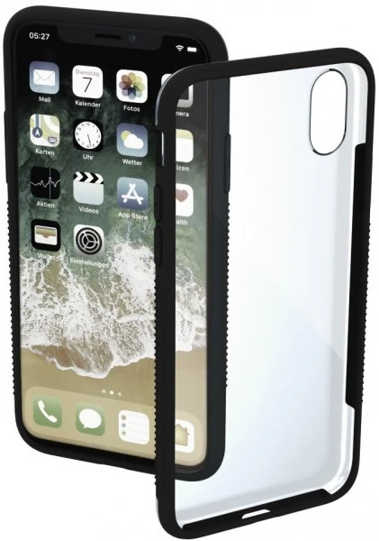 Hama Cover Frame Schutzhülle Für IPhone XS Max Transparent/schwarz 1 Hama Cover Frame Schutzhülle Für IPhone XS Max Transparent/schwarz