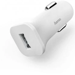 Hama Kfz-Ladegerät (1,2A) Weiß