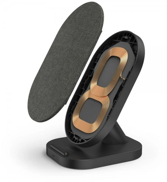 Hama QI-FC10S-Fabric Ladegerät Schwarz 4 Hama QI-FC10S-Fabric Ladegerät Schwarz – Bild 4