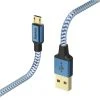 Hama Micro-USB-Kabel Reflected (1,5m) Blau