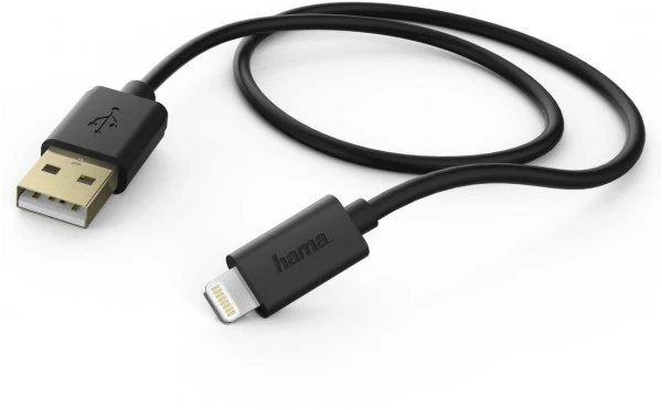 Hama Lade-Sync-Kabel Lightning (1,5m) Schwarz 1 Hama Lade-Sync-Kabel Lightning (1,5m) Schwarz