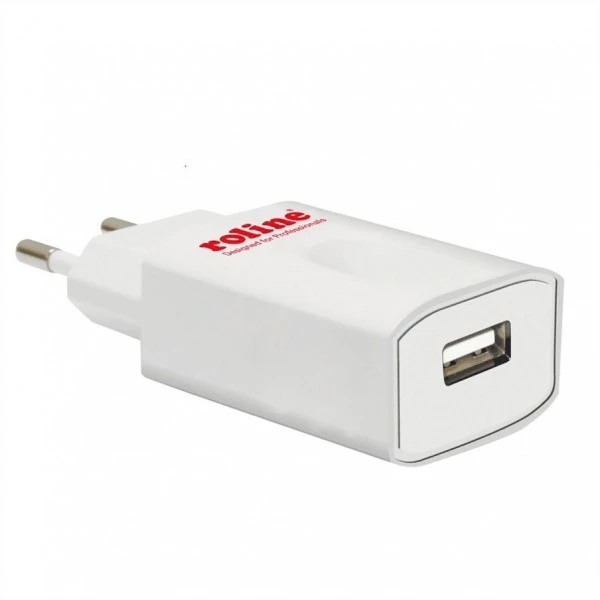 Roline USB Charger 1-Port QC (12 W) Mit Euro-Stecker 1 Roline USB Charger 1-Port QC (12 W) Mit Euro-Stecker