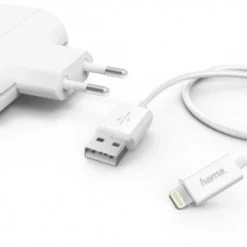 Hama Ladeset Lightning Weiß