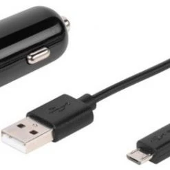 Vivanco CCVVMUSB24ABK KFZ-Ladegerät Schwarz