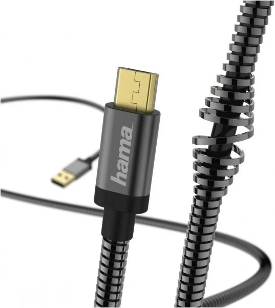 Hama Lade-Sync-Kabel Micro-USB (1,5m) Anthrazit 4 Hama Lade-Sync-Kabel Micro-USB (1,5m) Anthrazit – Bild 4