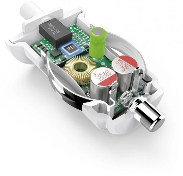 Hama Lightning Kfz-Ladegerät (18W) Weiss 2 Hama Lightning Kfz-Ladegerät (18W) Weiss – Bild 2