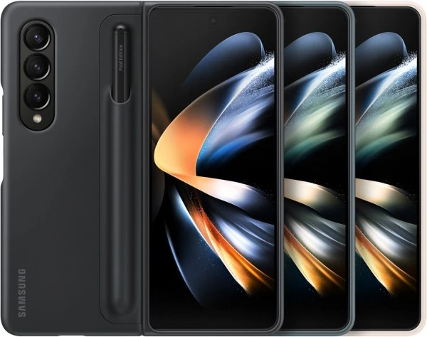 Samsung Standing Cover Mit Pen Für Galaxy Z Fold4 Graygreen 5 Samsung Standing Cover Mit Pen Für Galaxy Z Fold4 Graygreen – Bild 5