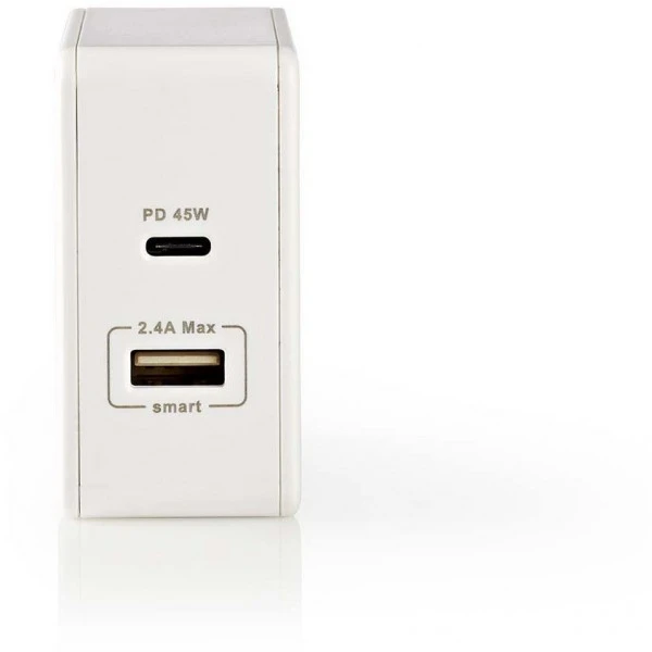 Nedis WCPD45W100WT Netzladegerät (45W) Weiß 4 Nedis WCPD45W100WT Netzladegerät (45W) Weiß – Bild 4