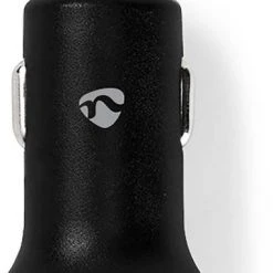 Nedis CCHAU240ABK USB Kfz-Ladegerät 2-fach Schwarz
