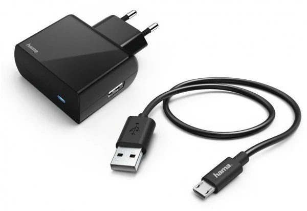 Hama Ladeset Micro-USB (2,4A) Schwarz 1 Hama Ladeset Micro-USB (2,4A) Schwarz