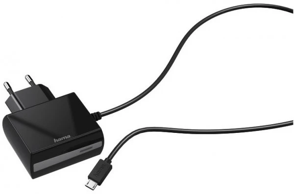 Hama Micro-USB Ladegerät Schwarz 2 Hama Micro-USB Ladegerät Schwarz – Bild 2