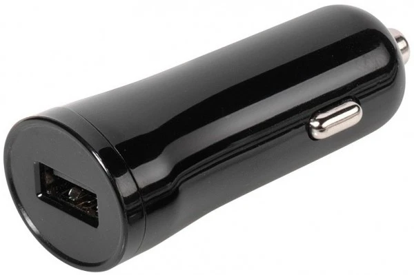 Vivanco 2.4A KFZ USB Ladegerät Schwarz 2 Vivanco 2.4A KFZ USB Ladegerät Schwarz – Bild 2