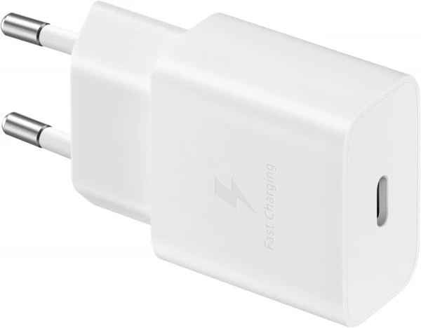 Samsung Schnellladeadapter USB Type-C (15W) Mit Datenkabel Weiß 2 Samsung Schnellladeadapter USB Type-C (15W) Mit Datenkabel Weiß – Bild 2