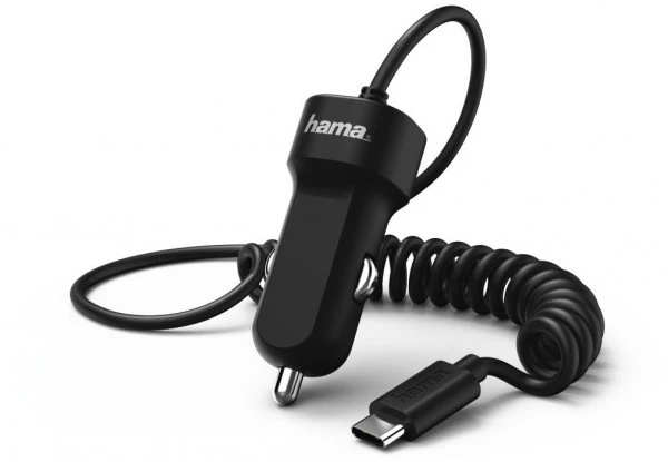 Hama Kfz-Ladegerät USB Type-C (2,4A) Schwarz 1 Hama Kfz-Ladegerät USB Type-C (2,4A) Schwarz