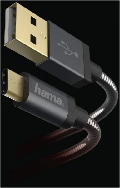 Hama Lade-Sync-Kabel USB Type-C (1,5m) Anthrazit 4 Hama Lade-Sync-Kabel USB Type-C (1,5m) Anthrazit – Bild 4