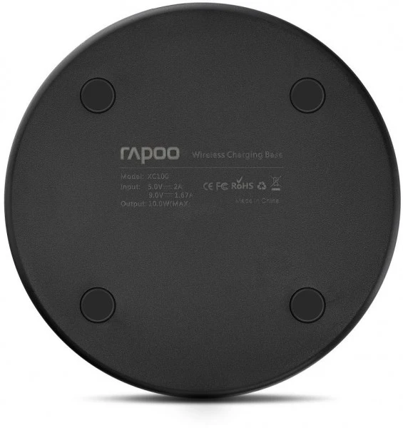 Rapoo XC100 Kabelloses Ladegerät Schwarz 2 Rapoo XC100 Kabelloses Ladegerät Schwarz – Bild 2