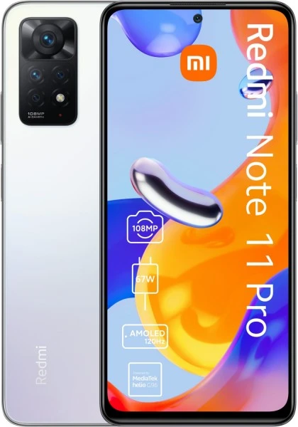 Xiaomi Redmi Note 11 Pro (6GB+128GB) Smartphone Polar White 1 Xiaomi Redmi Note 11 Pro (6GB+128GB) Smartphone Polar White