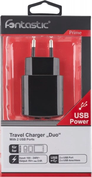 Peter Jäckel USB Travel Charger Compact 5V/2,4A Schwarz 2 Peter Jäckel USB Travel Charger Compact 5V/2,4A Schwarz – Bild 2
