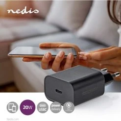 Nedis WCPD20W102BK Netzladegerät (20W) Schwarz