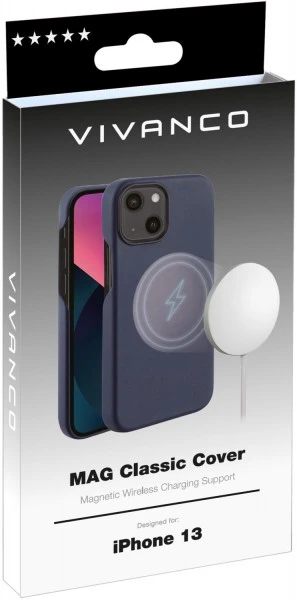 Vivanco Mag Classic Cover Für IPhone 13 Blau 6 Vivanco Mag Classic Cover Für IPhone 13 Blau – Bild 6